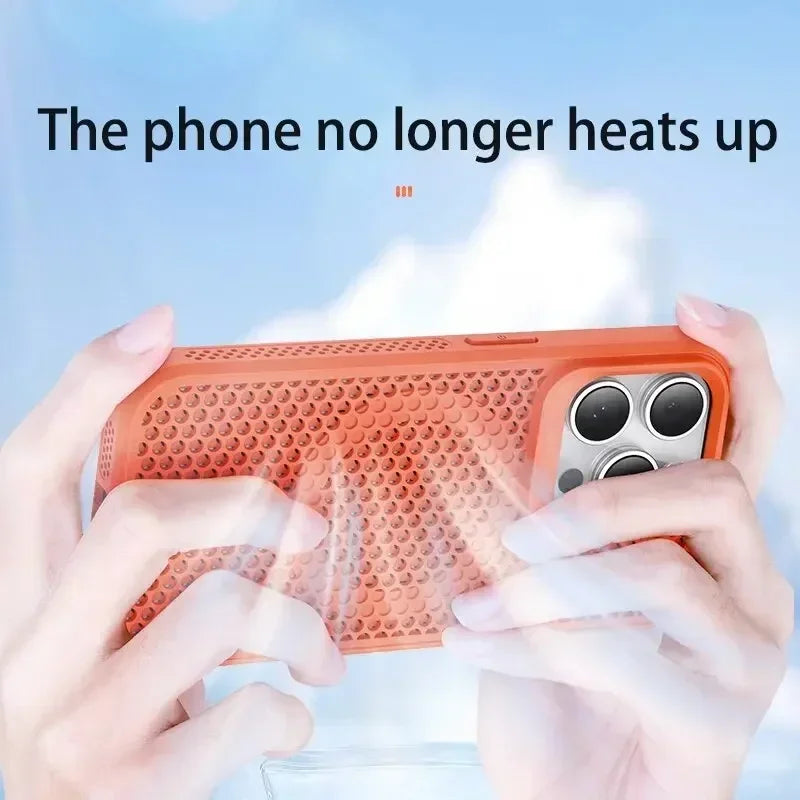 Cooling Heat Dissipation Magsafe Phone Case For iPhone 13 - 17 Compatible with iPhone