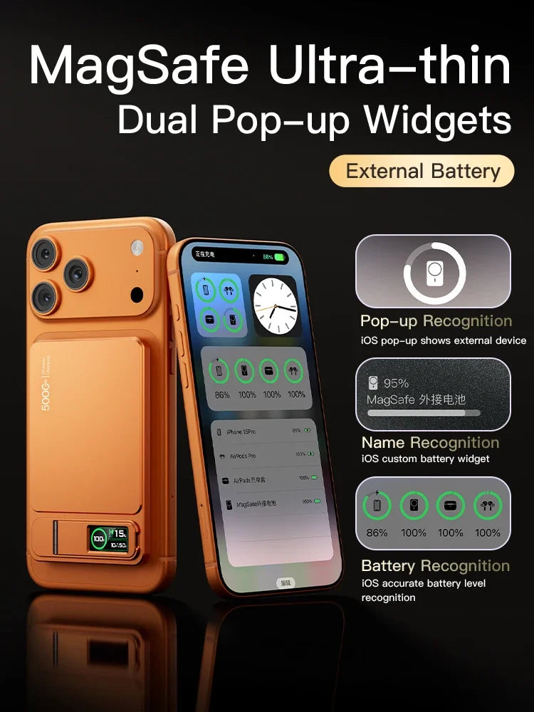 10000mAh Magnetic Powerbank 20W Fast Charing  For MagSafe Сoьpatible with iPhone