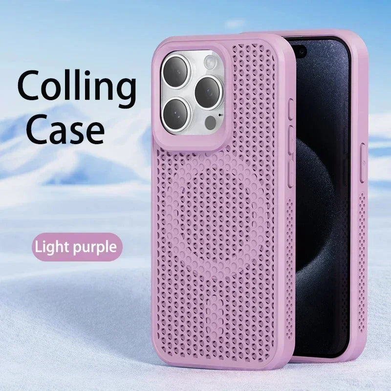 Cooling Heat Dissipation Magsafe Phone Case For iPhone 13 - 17 Compatible with iPhone