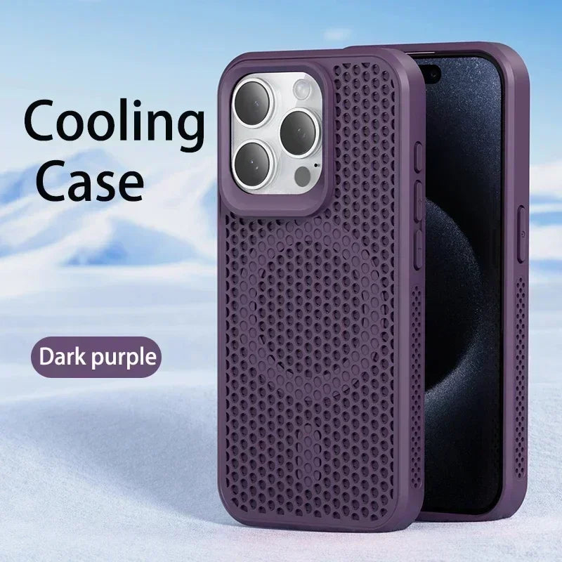 Cooling Heat Dissipation Magsafe Phone Case For iPhone 13 - 17 Compatible with iPhone