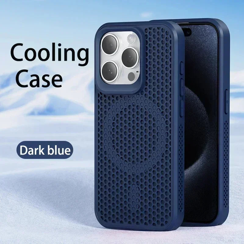 Cooling Heat Dissipation Magsafe Phone Case For iPhone 13 - 17 Compatible with iPhone