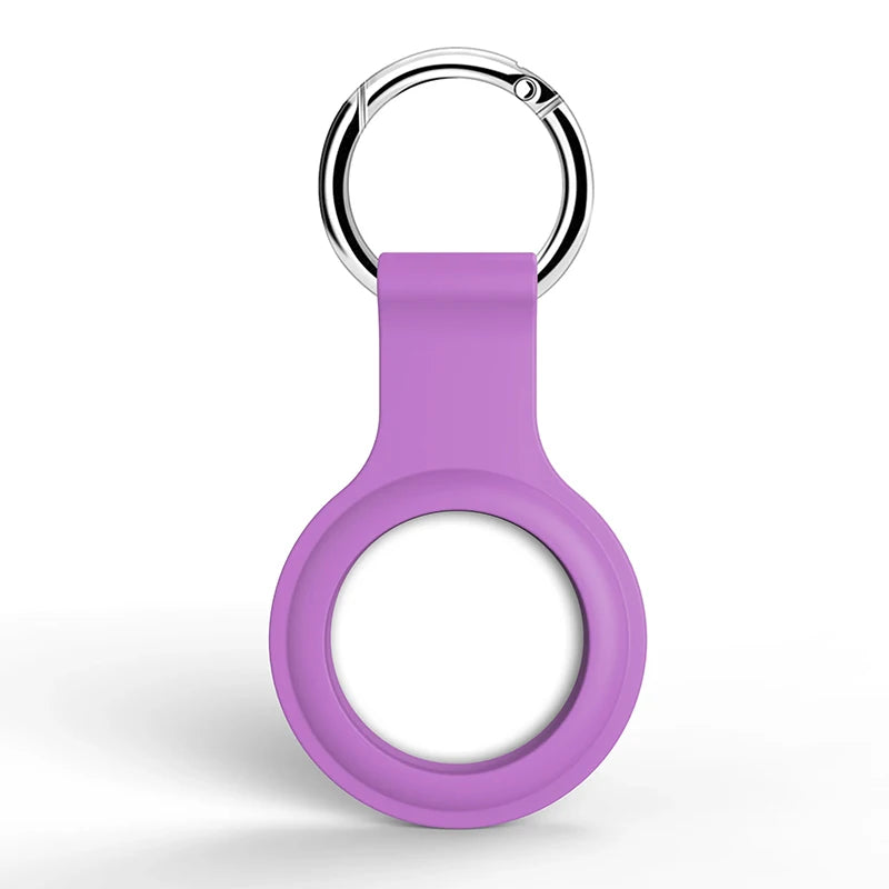 Cover For Airtags Case Liquid Silicone Protective Shell Tracker Accessory Anti-scratch Sleeve Keychain Airtag Case Dog Anti Loss
