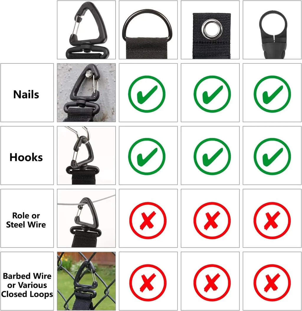 Cord Organizer Holder with Rotate Buckle Wire Manager Power Cord Management Nylon Heavy Cord Storage Straps for Cables Hoses