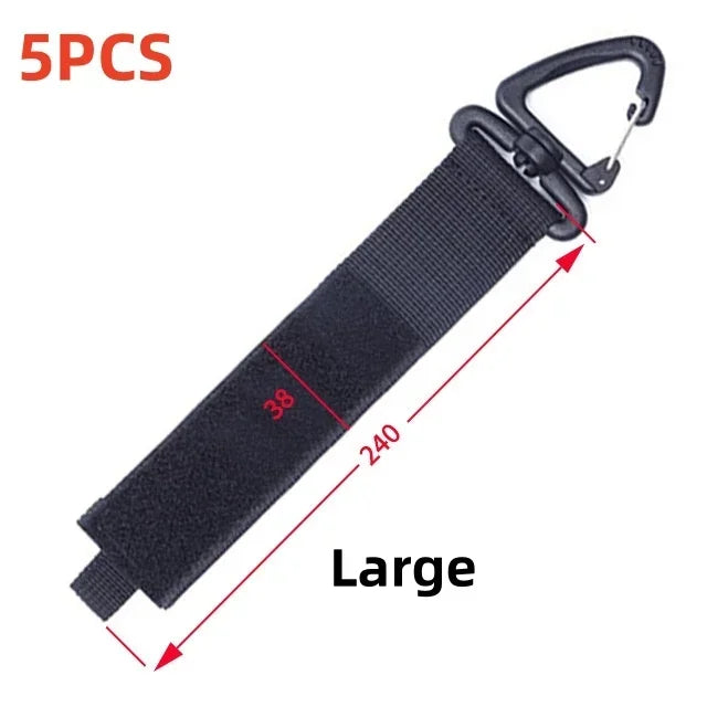 Cord Organizer Holder with Rotate Buckle Wire Manager Power Cord Management Nylon Heavy Cord Storage Straps for Cables Hoses