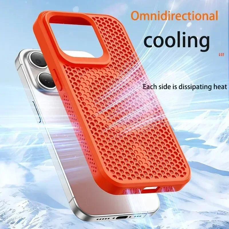 Cooling Heat Dissipation Magsafe Phone Case For iPhone 13 - 17 Compatible with iPhone