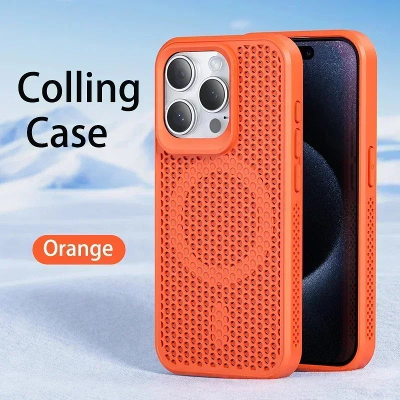 Cooling Heat Dissipation Magsafe Phone Case For iPhone 13 - 17 Compatible with iPhone