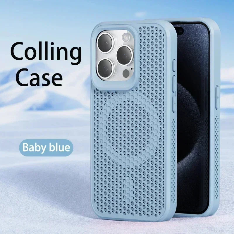 Cooling Heat Dissipation Magsafe Phone Case For iPhone 13 - 17 Compatible with iPhone