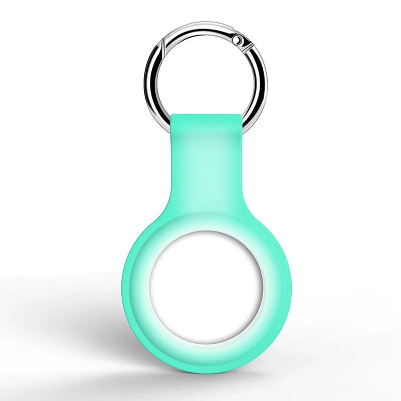 Cover For Airtags Case Liquid Silicone Protective Shell Tracker Accessory Anti-scratch Sleeve Keychain Airtag Case Dog Anti Loss