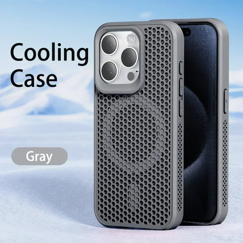Cooling Heat Dissipation Magsafe Phone Case For iPhone 13 - 17 Compatible with iPhone