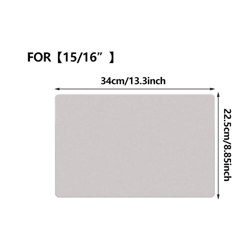 Microfiber Dustproof Cleaning Cloth Notebook Keyboard Cover Laptop Screen Cleaner Kit for MacBook Pro 13/15/16 Inch