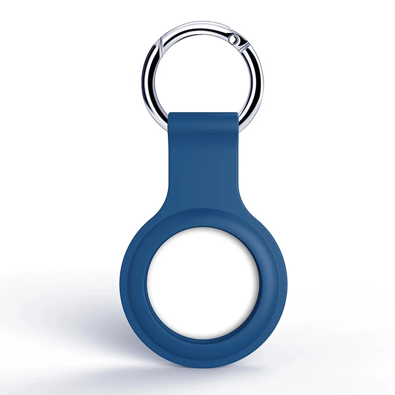 Cover For Airtags Case Liquid Silicone Protective Shell Tracker Accessory Anti-scratch Sleeve Keychain Airtag Case Dog Anti Loss