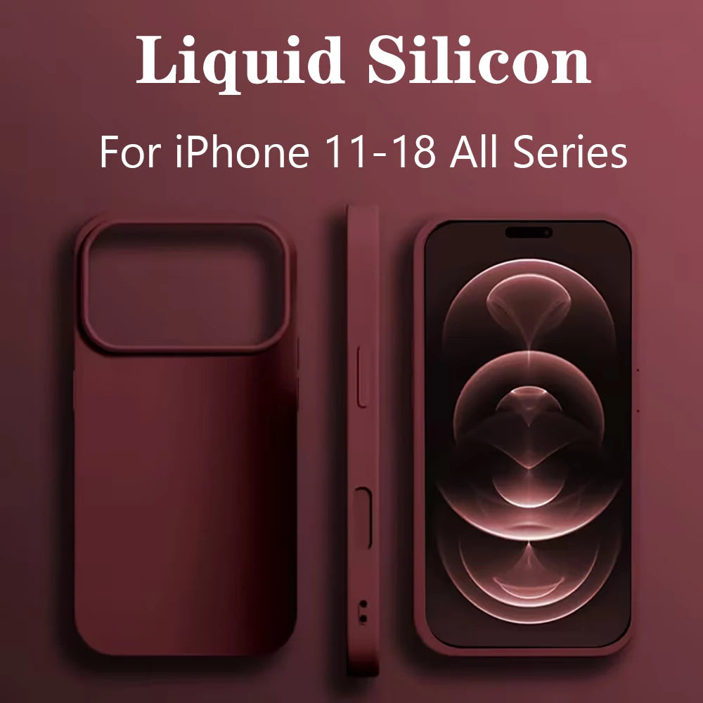 Silicone phone case - Iphone 17, 18 Pro Max Compatible with Iphone