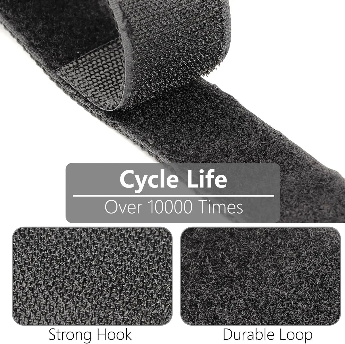 Cord Organizer Holder with Rotate Buckle Wire Manager Power Cord Management Nylon Heavy Cord Storage Straps for Cables Hoses