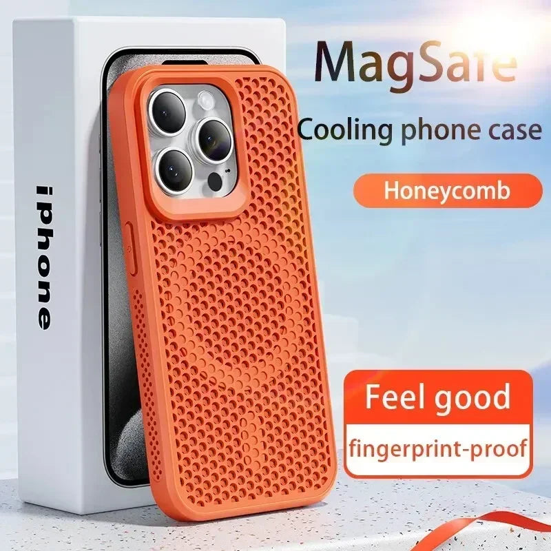 Cooling Heat Dissipation Magsafe Phone Case For iPhone 13 - 17 Compatible with iPhone