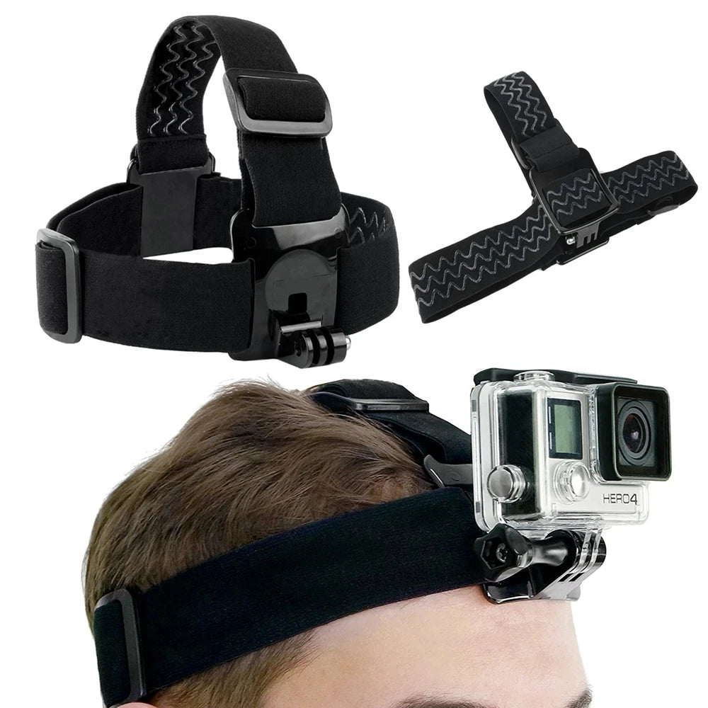 6-in-1 Action Camera Kit Mobile Phone Head Strap Chest Strap Mount Adjustable for Dji Action 6 5Pro Smartphone Holder Kit