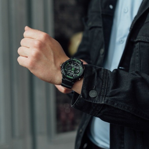 Skmei S-Shock Green 0931 - Image 7